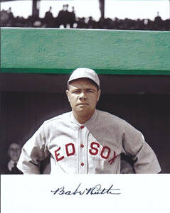 ☆ babe ruth ◆ Подписано фото ◆ 2 часа ◆ 25x20 см ☆