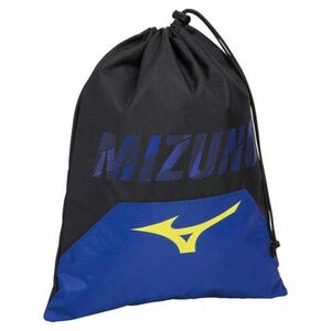 シューズ袋 Mizuno ミズノ シューズケース バッグ 卓球 野球 靴入れ サッカー テニス 学校 部活 袋 ブルー　青