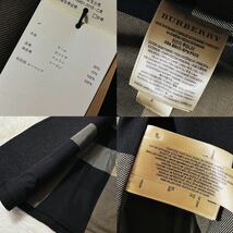 D37 新品【極上カシミヤ】定価22万 未使用●BURBERRY●洗礼されたシルエット●ウールカシミヤトレンチPコート●メンズ　バーバリーコート_画像10