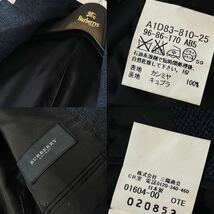 e27【希少!カシミヤ100%】定価15万 新品級●BURBERRY●着こなし抜群●極上のなめらかさ!ジャケットコート●メンズ バーバリーコート 170_画像10