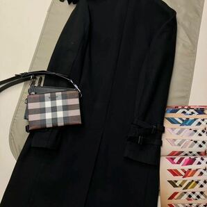 G40【春コーデの先取り】参考価格15万●美品BURBERRY LONDON●着こなし抜群!!高級トレンチコート バーバリーコート レディース 38の画像3