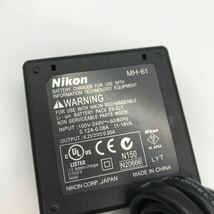 B【動作確認済】Nikon MH-61 純正 バッテリー充電器 ニコン EN-EL5 用 　 _画像3