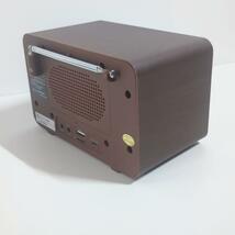 SANSUI サンスイ Bluetoothスピーカー AM/FMラジオ付き ウッド WOOD すぐに使える充電コード付属 MSR-1_画像5