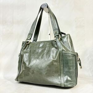 kitamura キタムラ トートバッグ グリーン系 レディース 鞄 肩掛けバッグ 婦人バッグ
