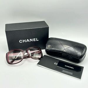 CHANEL シャネル サングラス 5183-A c.1217/3P 59□18 135 ココマーク イタリア製 ケース付 箱付 レディース