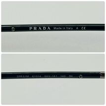 PRADA プラダ サングラス SPR51M 61□14 度入り アイウェア ダブルブリッジ メンズ ケース付_画像3