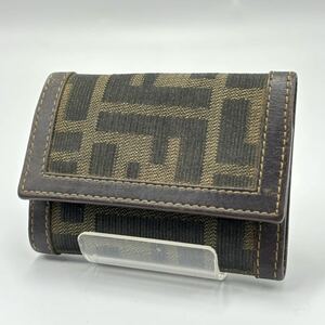 FENDI フェンディ ズッカ柄 キーケース ヴィンテージ