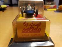 1/43 フランス製 ビンテージ SOLIDO ソリド 1962 LOLA CLIMAX ローラ F1 V8 絶版レアレプリカモデル フォーミュラカー ルノー マクラーレン_画像2