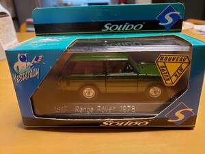 1/43 フランス製 SOLIDO ソリド 1978 RANGE ROVER 2ドア レンジローバー 絶版レア 新品ケース入り イギリス車 ランドローバー 