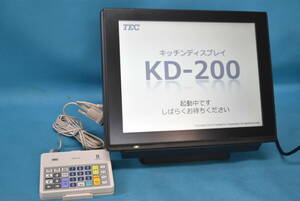 TEC/東芝テック　キッチンディスプレイ 【KD-200-R/KBKD-200-R】　◆K-701(0330)◆