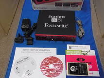 Focusrite Scarlett 8i6 第一世代 オーディオインターフェイス 中古品_画像2