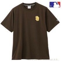 新品 M サンディエゴ パドレス MLB メジャーリーグ Tシャツ ダルビッシュ 茶系 ブラウン M サイズ_画像2