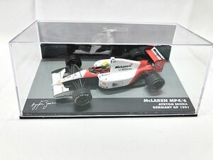 アルタヤ　1/43　マクラーレン MP4/6　ドイツGP 1991　A.セナ　ミニカー　Altaya　同梱OK　1円スタート★H