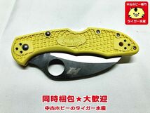 スパイダルコ　タスマンソルト2　セレーション イエロー　本体のみ　ナイフ　SPYDERCO　同梱OK　1円スタート★HAC_画像6