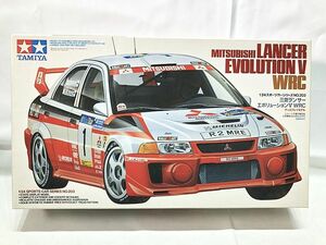 タミヤ　1/24　三菱ランサーエボリューションV　WRC　24203　箱やや変色あり　プラモデル　同梱OK　1円スタート★S