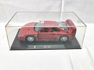 ブラーゴ　1/24　フェラーリ F40　1987　ミニカー　同梱OK　1円スタート★H