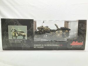 シュコー　1/10　ツェンダップ KS750 サイドカー＆フィギュアセット　49672　ミニカー　同梱OK　1円スタート★S