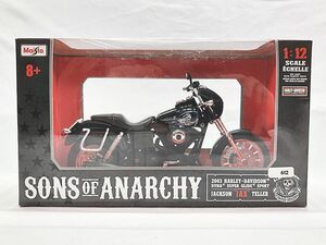 マイスト　1/12　サンズ オブ アナーキー 2003 ハーレーダビッドソン DYNA SUPER GLIDE SPORT JACKSON JAX TELLER　同梱OK　1円スタート