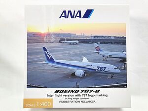 全日空商事　1/400　ANA　B787-8　Inter flight ver. w/ 787 ロゴマーキング　NH40067　JA805A　　飛行機模型　同梱OK　1円スタート★S