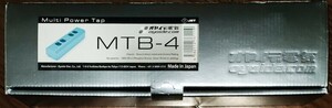 新品即決 送料無料 オヤイデ電気 MTB-4 電源タップ 4口 日本製 オーディオ オヤイデ OYAIDE