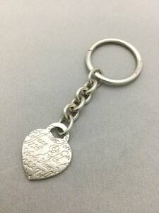 TIFFANY&Co. Tiffany no-tsu Heart брелок для ключа кольцо для ключей серебряный аксессуары 925[B836829]