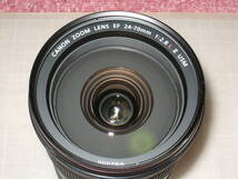 Ｃanon キャノン EF24-70mm F2.8 L II USM (Canon あんしんメンテ プレミアム済，使用回数極僅かの極上品，防湿庫保管品)_画像6