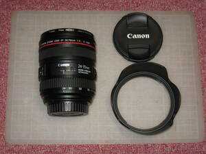 Ｃanon キャノン EF24-70mm F4 L II USM (使用回数極僅かの極上品，防湿庫保管品)