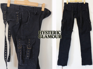 希少 ヒステリックス hysteric glamour ヒステリックグラマー Hysterics ボンテージパンツ ベルト ロックT パンク パンツ レア レディース