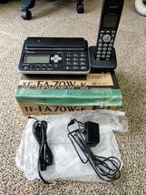 pioneer　コードレス電話機　TF-FA70W-K [ブラック]_画像1