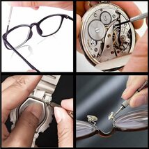 【売り切り商品】サングラス用ねじ めがね 修理ツール 120個セット 詰め合せキット 眼鏡用ねじ メガネ修理 腕時計修理 メガネ用_画像5