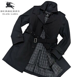 【ライナー付き】バーバリ ーブラックレーベル トレンチコート ロング丈 BURBERRY BLACKLABEL コート ジャケット アウター トレンチ の画像1