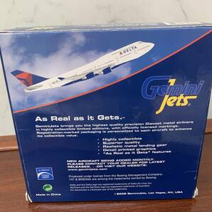 Gemini Jets ジェミニ デルタ航空 DELTA BOEING ボーイング 747-400 1/400の画像7