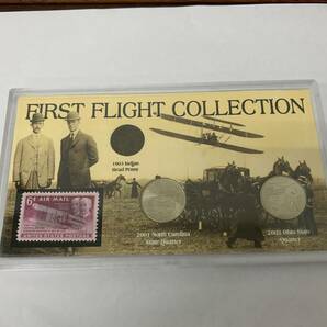 アメリカ FIRST FLIGHT COLLECTION ライト兄弟 記念硬貨 コイン 外国銭 切手の画像1
