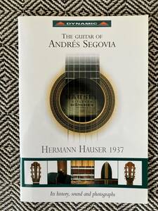 アンドレア・セゴビア ギター名録音集(ヘルマン・ハウザー 1937年製使用) (The Guitar of Andres Segovia) クラシックギターCD＆書籍