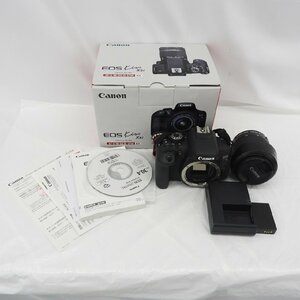 【中古品】Canon キャノン デジタル一眼レフカメラ EOS Kiss X8i EF-S 18-55 IS STM レンズキット ブラック 11510279 0304