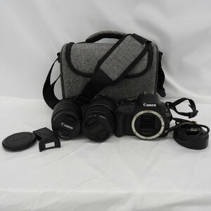 【中古品】Canon キャノン デジタル一眼レフカメラ EOS 100D ボディ+18-55ｍｍ/55-250ｍｍ レンズセット 11505690 0305