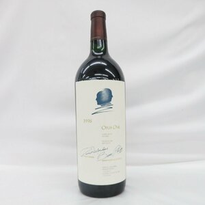 【未開栓】OPUS ONE オーパスワン 1998 マグナムボトル 赤 ワイン 1500ml 13.5% ※目減り(小)有 11511896 0307