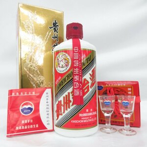 1円～【未開栓】貴州茅台酒 マオタイ酒 天女ラベル 2013 MOUTAI KWEICHOW 中国酒 500ml 53% 936g 箱/冊子/グラス付 708101713 0307