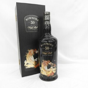 【未開栓】BOWMORE ボウモア 30年 セラミックドラゴン アイラ シングルモルト ウイスキー 750ml 43% 1502g 箱付 11518668 0309