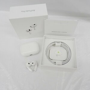 【中古品】Apple アップル ワイヤレスイヤホン AirPods Pro 第2世代 MagSafe充電ケース(USB-C)付 MTJV3J/A 11516437 0309