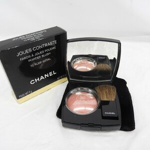 1円～【未使用品】CHANEL シャネル ジュ コントゥラスト 72 ローズ イニシアル チークカラー 箱付 11515774 0309