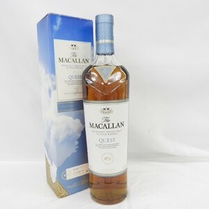 【未開栓】The MACALLAN ザ・マッカラン クエスト シングルモルト ウイスキー 700ml 40% 箱付 11517644 0311