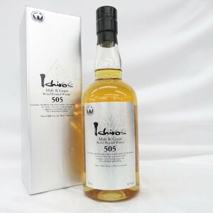 【未開栓】Ichiro's Malt&Grain イチローズ モルト&グレーン 505 ワールドブレンデッド ウイスキー 700ml 50.5% 箱付 11520485 0312