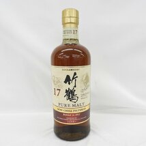 【未開栓】NIKKA ニッカ 竹鶴 17年 ノンチルフィルタード 2012 ウイスキー 700ml 46% 11522755 0312_画像1