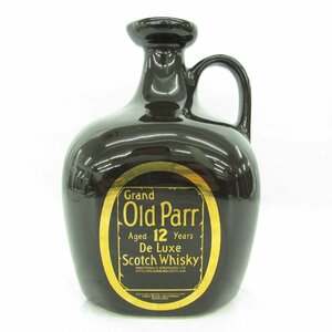 【未開栓】Grand Old Parr グランド オールドパー 12年 デラックス 陶器 ウイスキー 750ml 43% 1545g 724100825 0314