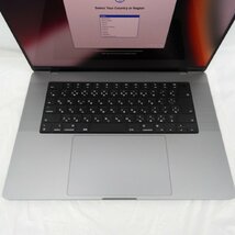 【美品】Apple MacBook Pro Liquid Retina XDRディスプレイ 16.2インチ MK183J/A スペースグレイ M1Pro/16GB/SSD512GB 11522315 0316_画像3