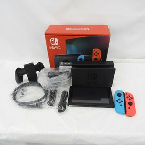 【美品】NINTENDO SWITCH ニンテンドースイッチ ネオンブルー/レッド HAD-S-KABAH 2022年新パッケージ版 899105970 0317