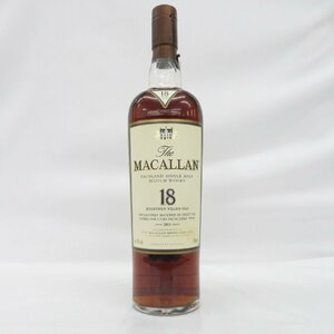 【未開栓】The MACALLAN ザ・マッカラン 18年 2016 シェリーオーク ウイスキー 700ml 43% 836123939 0320