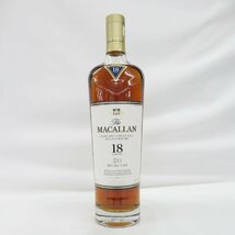 【未開栓】The MACALLAN ザ・マッカラン 18年 2021 ダブルカスク ウイスキー 700ml 43% 11527952 0318_画像1