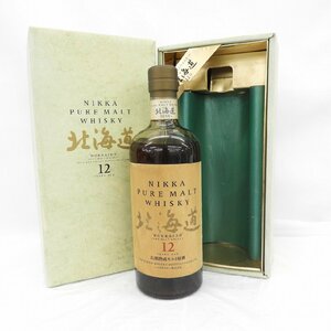 【未開栓】NIKKA ニッカ ピュアモルト 北海道 12年 長期熟成モルト原酒 ウイスキー 750ml 43% 箱付 11522722 0318